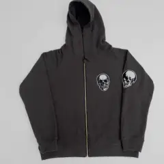 Number Nine – Oberteil mit Totenkopf und Reißverschluss